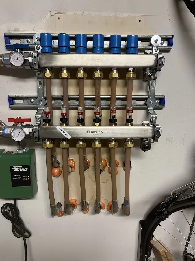 Plumber performing Leak Detection at a residential property in Sioux Center